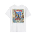 Arrival – Endless Summer Japan Travel T-Shirt | Official Bruce Brown Films Adventure Tee T-Shirt hand painted duck art card, collectible mini art, travel souvenir, cruise gift idea - The Duck & Compass Society