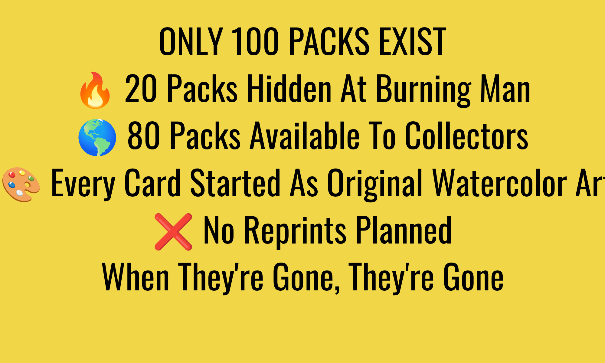 Burning Man 2026 – Limited Edition Card Pack (Desert Drop Series) collectible card hand painted duck art card, collectible mini art, travel souvenir, cruise gift idea - The Duck & Compass Society