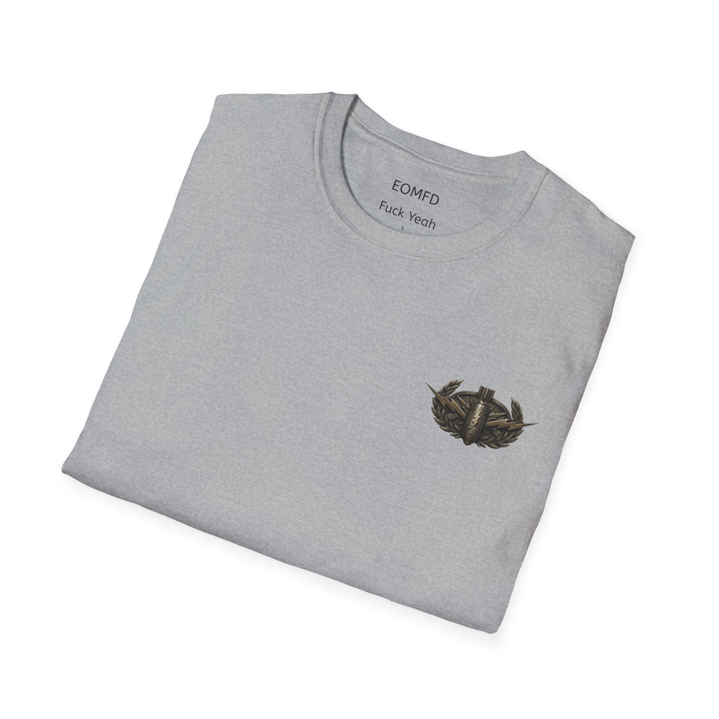 “End of the Rope” Vintage EOD Action Poster T-Shirt – Retro Bomb Squad Graphic Tee T-Shirt hand painted duck art card, collectible mini art, travel souvenir, cruise gift idea - The Duck & Compass Society