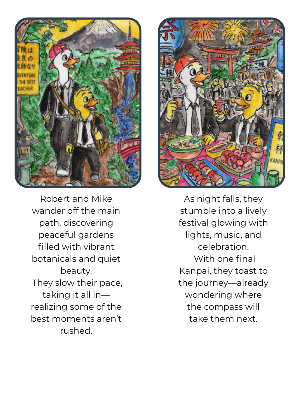 Endless Summer – Hawaii 2.0 Collector Pack (Limited Edition) collectible card hand painted duck art card, collectible mini art, travel souvenir, cruise gift idea - The Duck & Compass Society