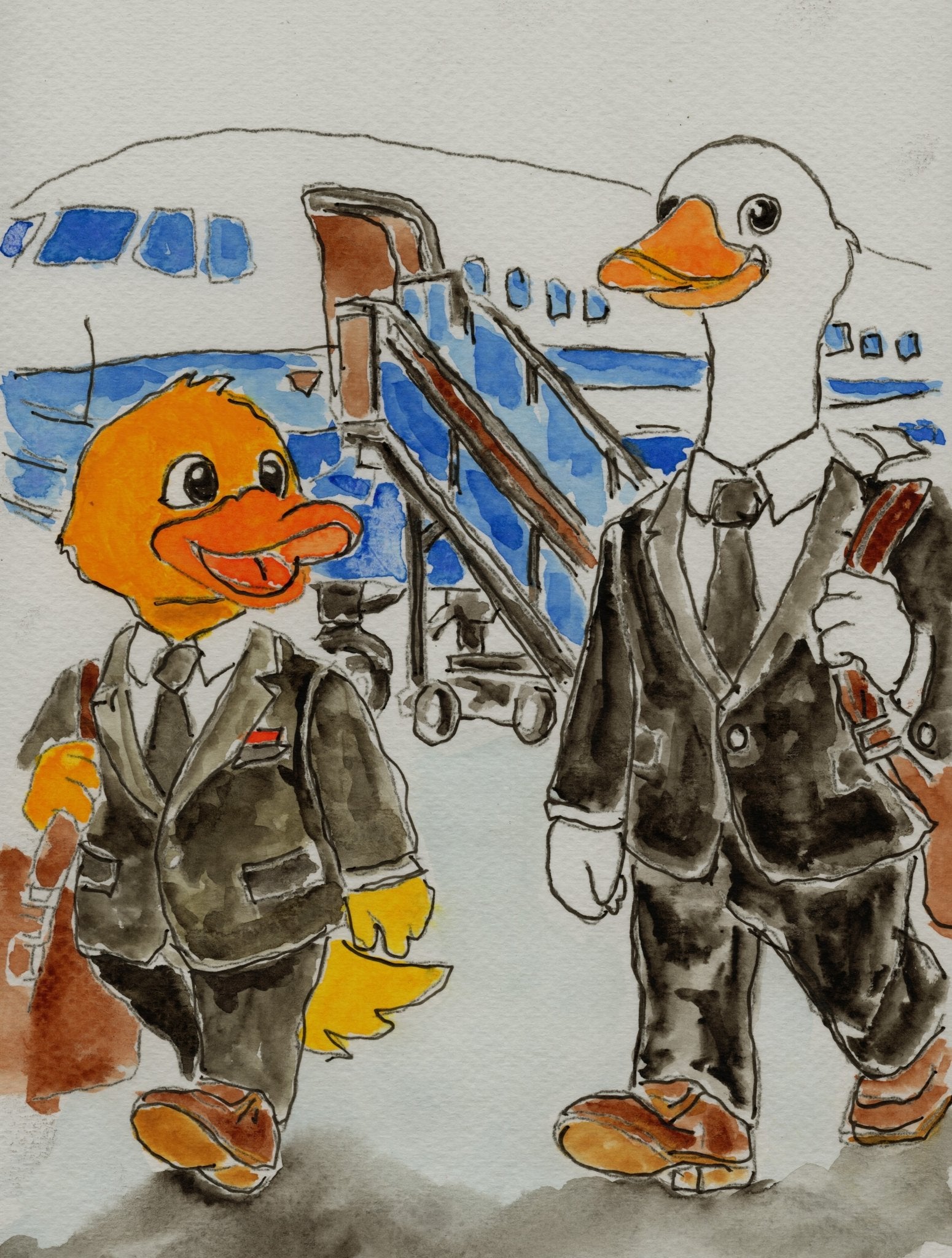 Endless Summer – Special Edition First Release Pack (Collector Series 001) collectible card hand painted duck art card, collectible mini art, travel souvenir, cruise gift idea - The Duck & Compass Society