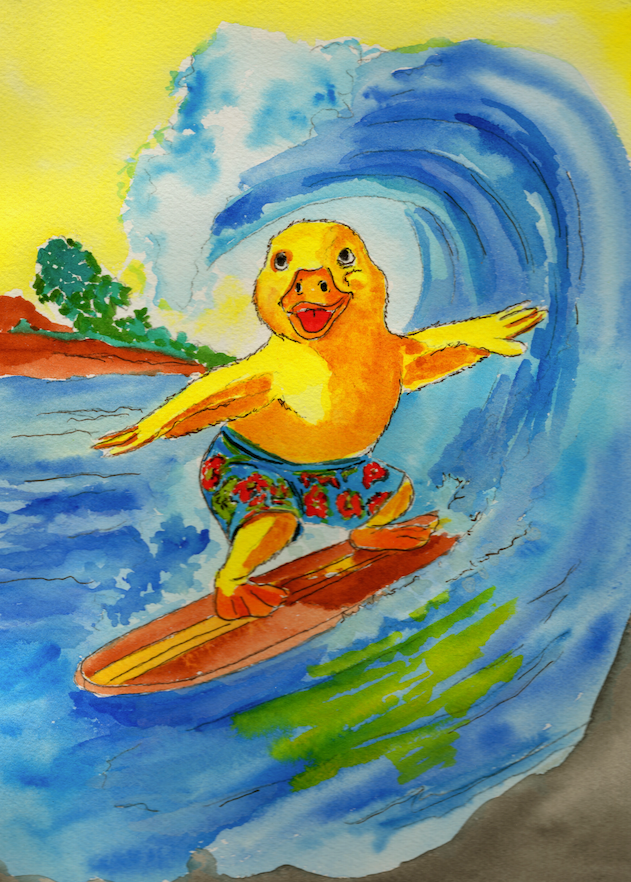 Endless Summer – Special Edition First Release Pack (Collector Series 001) collectible card hand painted duck art card, collectible mini art, travel souvenir, cruise gift idea - The Duck & Compass Society