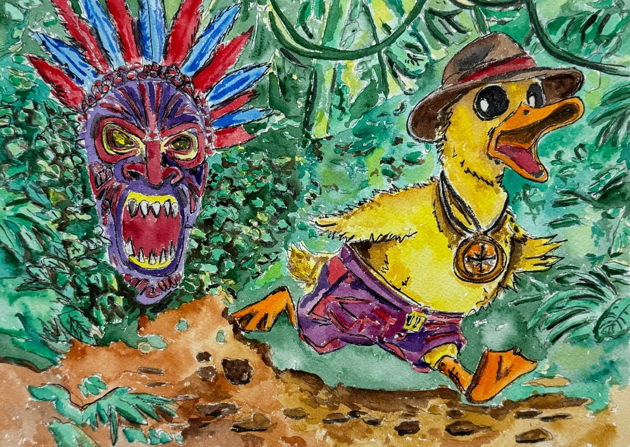 Endless Summer – Special Edition First Release Pack (Collector Series 001) collectible card hand painted duck art card, collectible mini art, travel souvenir, cruise gift idea - The Duck & Compass Society