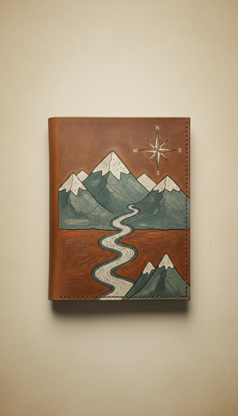 Example product hand painted duck art card, collectible mini art, travel souvenir, cruise gift idea - The Duck & Compass Society