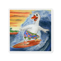 Mike Tubed Magnet Home Decor hand painted duck art card, collectible mini art, travel souvenir, cruise gift idea - The Duck & Compass Society