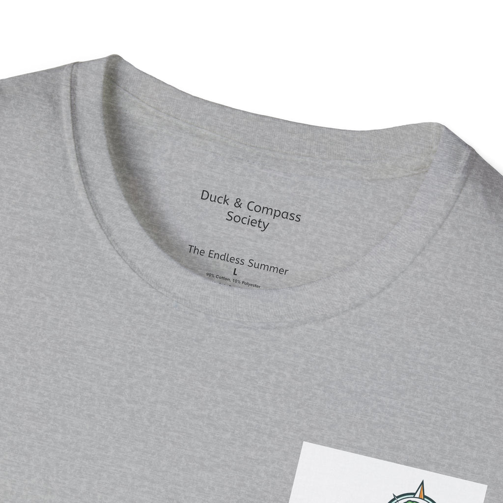 Mike Tubed - Premium Tee T-Shirt hand painted duck art card, collectible mini art, travel souvenir, cruise gift idea - The Duck & Compass Society