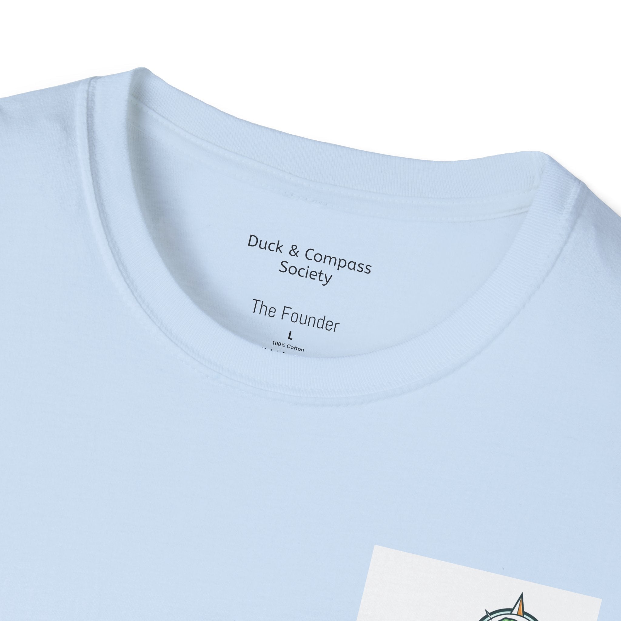 Rendered Safe Founder Edition - Premium Tee T-Shirt hand painted duck art card, collectible mini art, travel souvenir, cruise gift idea - The Duck & Compass Society