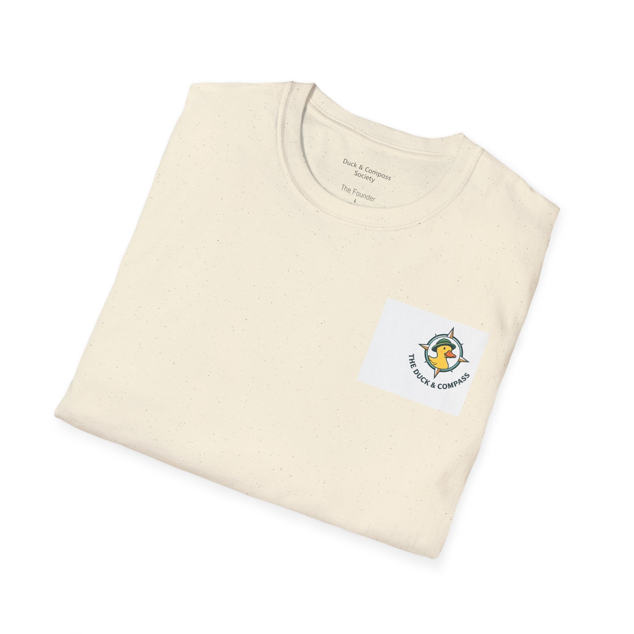 Rendered Safe Founder Edition - Premium Tee T-Shirt hand painted duck art card, collectible mini art, travel souvenir, cruise gift idea - The Duck & Compass Society