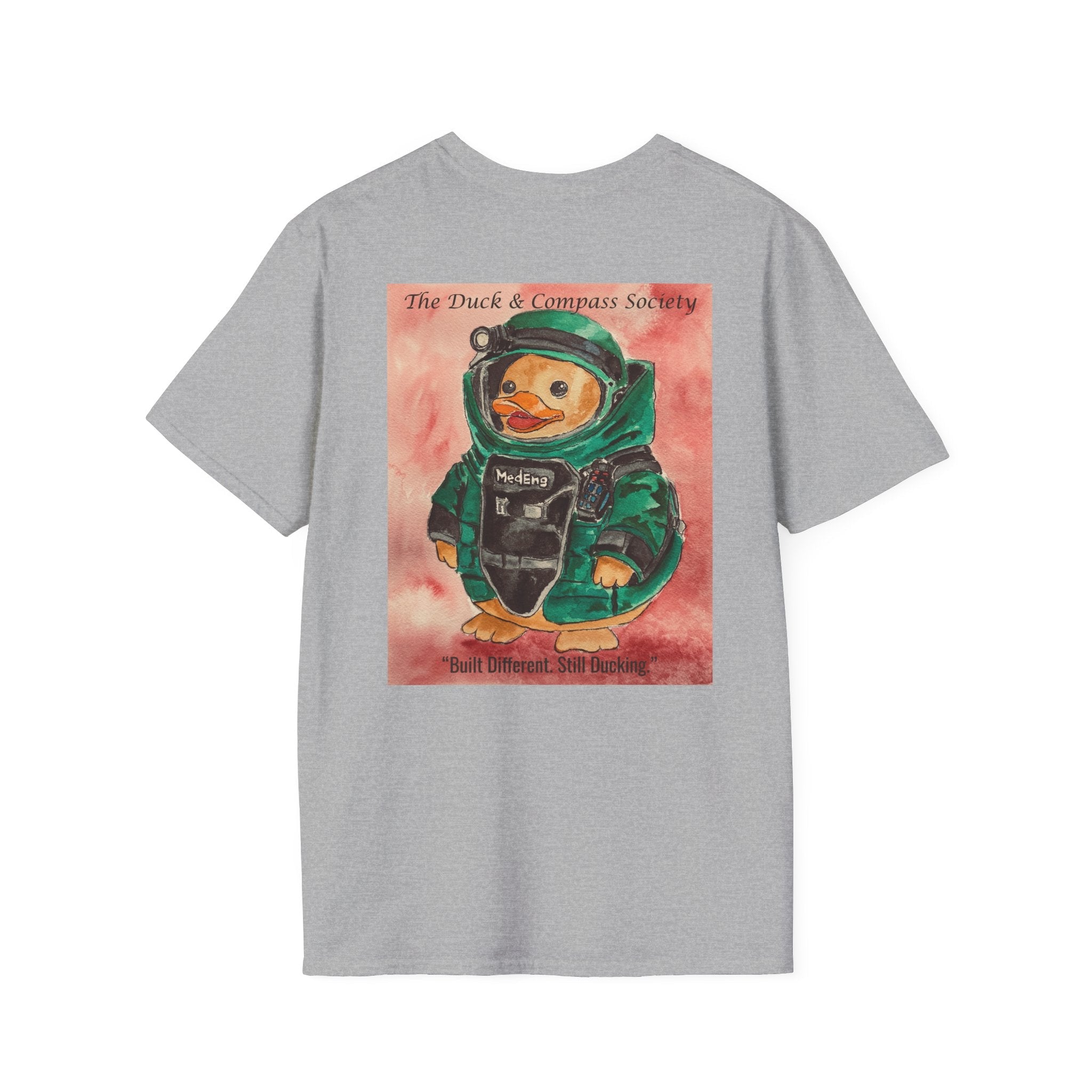 Rendered Safe Founder Edition - Premium Tee T-Shirt hand painted duck art card, collectible mini art, travel souvenir, cruise gift idea - The Duck & Compass Society