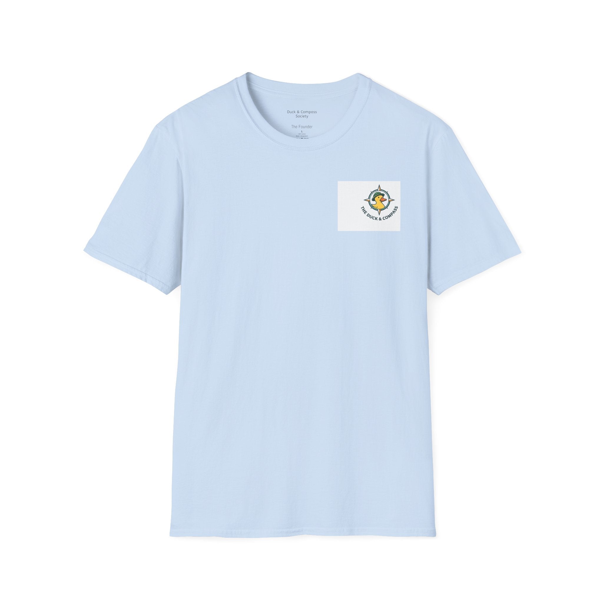 Rendered Safe Founder Edition - Premium Tee T-Shirt hand painted duck art card, collectible mini art, travel souvenir, cruise gift idea - The Duck & Compass Society