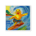 Robert Tubed Magnet Home Decor hand painted duck art card, collectible mini art, travel souvenir, cruise gift idea - The Duck & Compass Society
