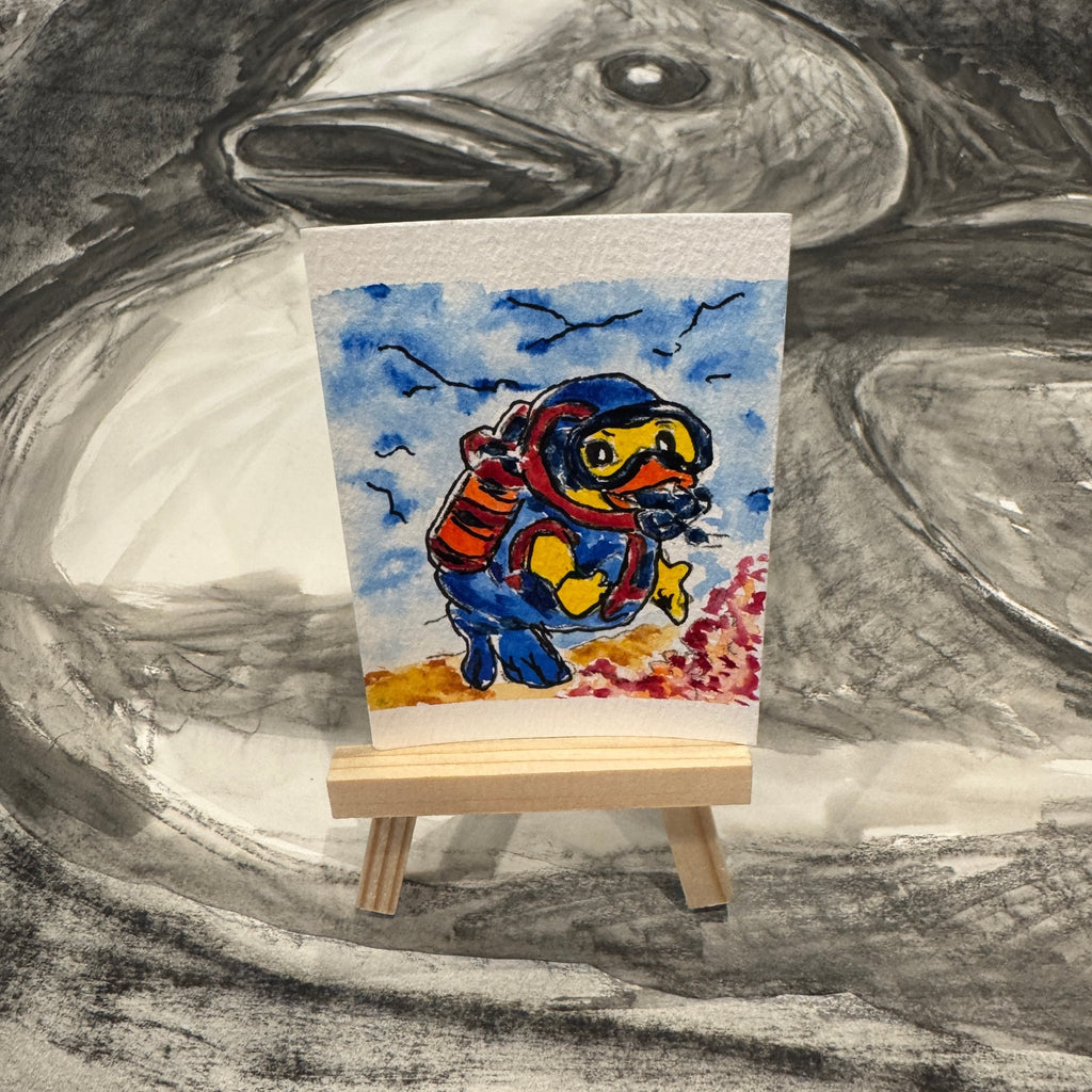 👉 Hand-painted duck card set – collectible mini art for gifting and discovery