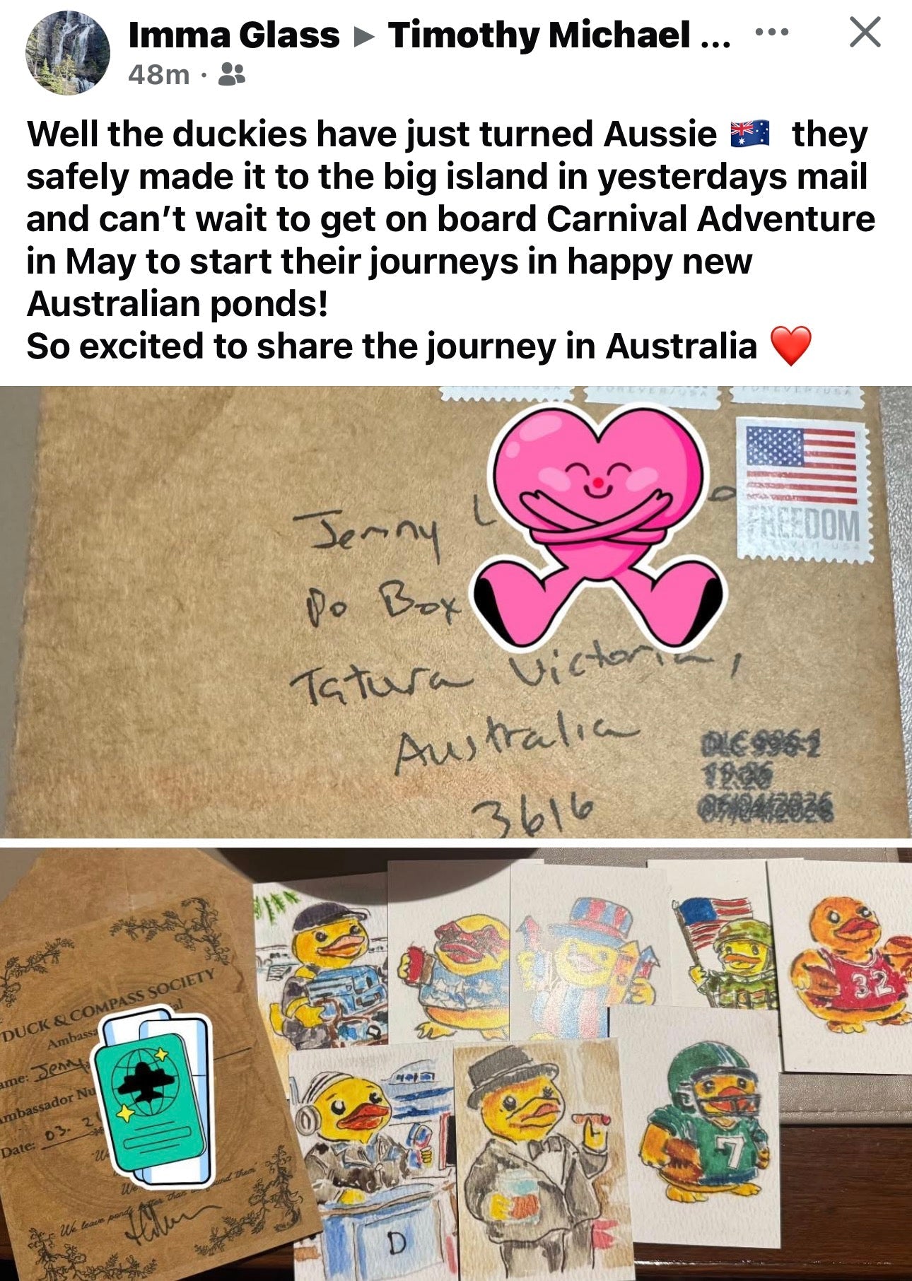 👉 Duck & Compass adventure cards – designed to hide, share, and collect