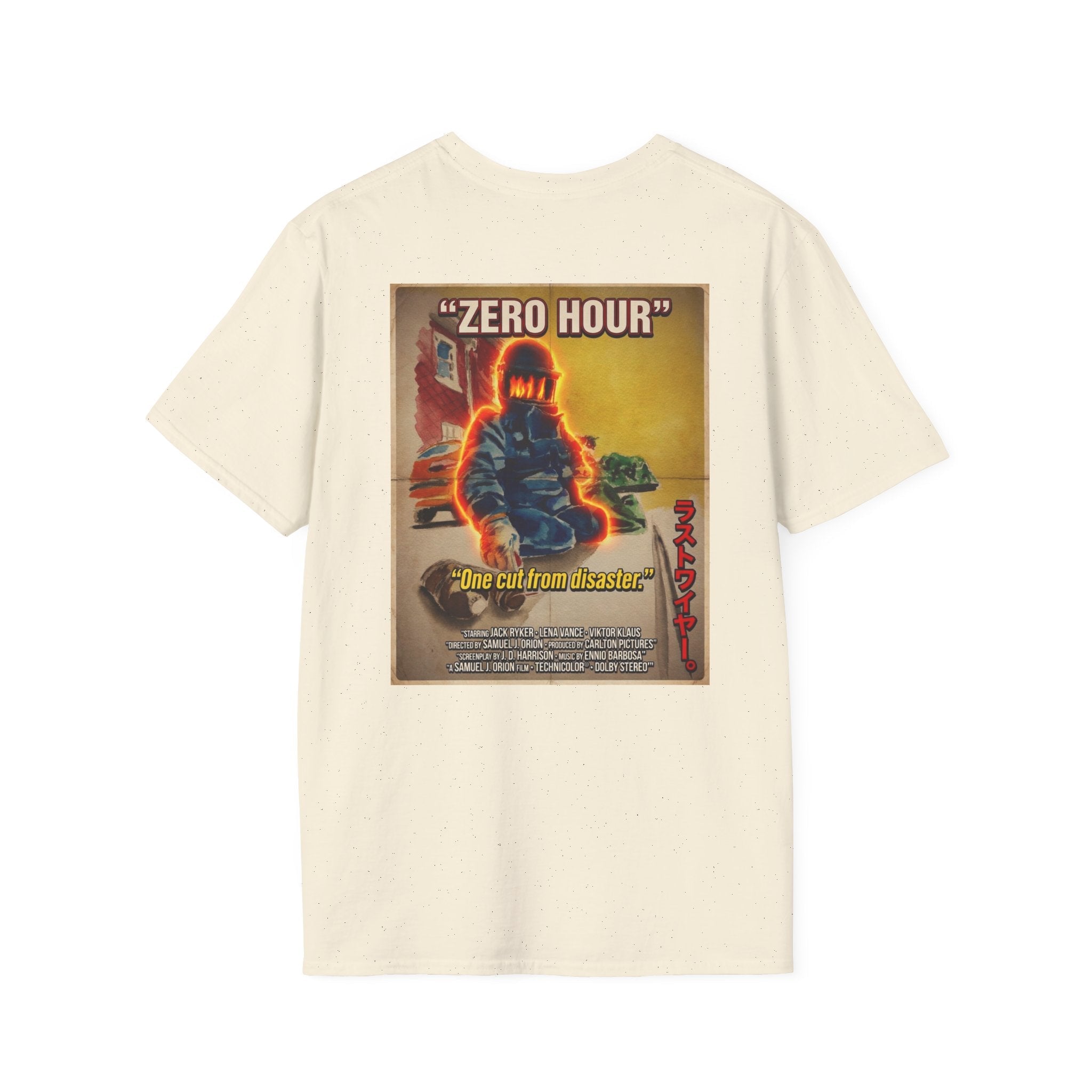 “Zero Hour” Vintage EOD Movie Poster T-Shirt – Retro Bomb Squad Graphic Tee T-Shirt hand painted duck art card, collectible mini art, travel souvenir, cruise gift idea - The Duck & Compass Society